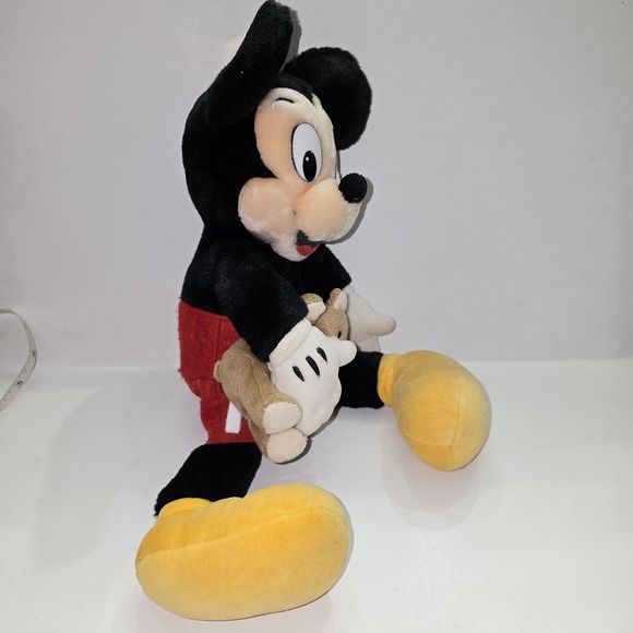 Disneyland Vintage Gund Inc Mickey Mouse With Bear Vintage - Picture 3 of 6
